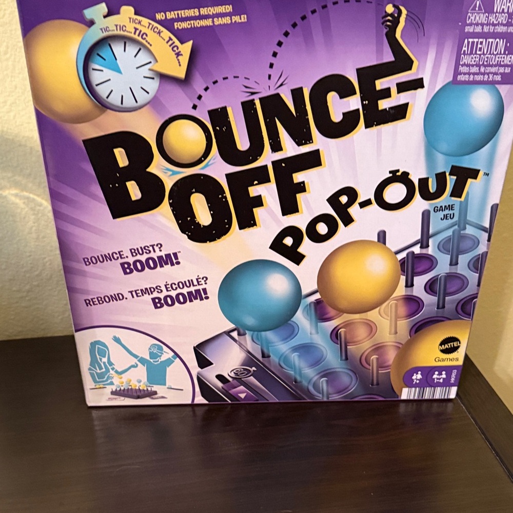 Bounce off board game new in box
